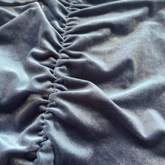 NWT LUSH Ruched Velvet Mini Dress - Picture 7 of 8